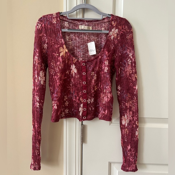 Free People Angelina floral print top. - Picture 1 of 4